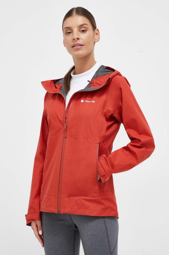 Дощовик Montane Spirit Lite жіноча колір червоний gore-tex