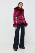 Куртка Marciano Guess жіноча колір бордовий зимова
