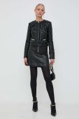 Куртка Marciano Guess жіноча колір чорний перехідна (3582544)