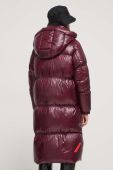 Пухова куртка After Label жіноча колір бордовий зимова (3567386)
