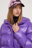 Пухова куртка After Label жіноча колір фіолетовий зимова (3567389)