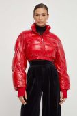 Куртка Patrizia Pepe жіноча колір червоний зимова