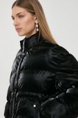 Куртка Patrizia Pepe жіноча колір чорний зимова oversize (3688620)