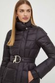 Куртка Patrizia Pepe жіноча колір чорний зимова (3638470)