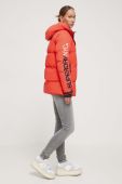 Куртка Superdry жіноча колір червоний зимова (3593022)