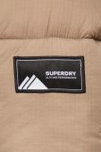 Куртка Superdry жіноча колір бежевий зимова (3605773)