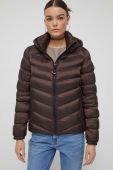Куртка Superdry жіноча колір коричневий зимова (3577829)