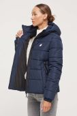 Куртка Superdry жіноча колір синій зимова (3585771)