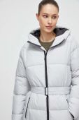 Пухова куртка Jack Wolfskin жіноча колір сірий зимова (3477480)