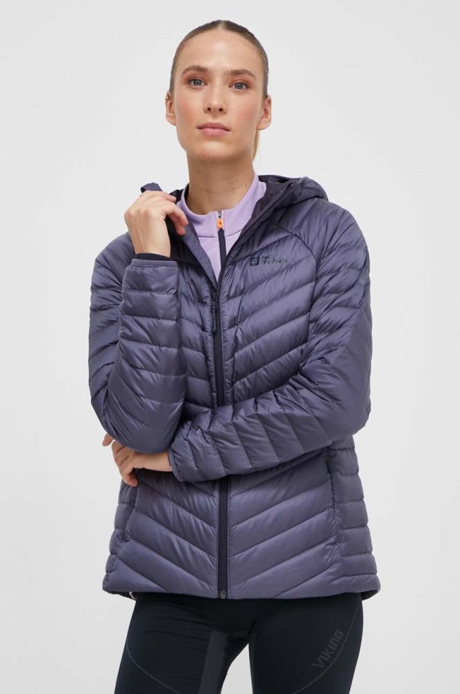 Спортивна пухова куртка Jack Wolfskin Passamani колір синій