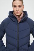 Пухова куртка Jack Wolfskin жіноча колір синій зимова