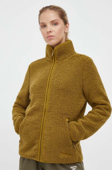 Спортивна кофта Jack Wolfskin High Curl колір зелений