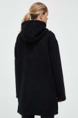 Куртка Dkny жіноча колір чорний перехідна oversize