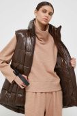 Безрукавка Dkny жіночий колір коричневий перехідний