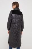 Куртка Barbour жіноча колір чорний перехідна (3634817)