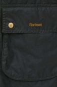 Куртка Barbour жіноча колір зелений перехідна oversize