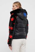 Пухова куртка Rossignol JCC жіноча колір чорний перехідна