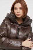 Пухова куртка Hetrego жіноча колір коричневий зимова (3575005)