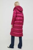 Пухова куртка Hetrego жіноча колір рожевий зимова