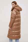 Пухова куртка Hetrego жіноча колір коричневий зимова (3588462)