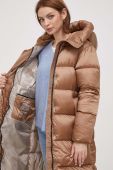 Пухова куртка Hetrego жіноча колір коричневий зимова (3588462)