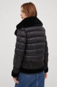 Пухова куртка Hetrego жіноча колір чорний перехідна