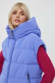 Пухова безрукавка Hetrego жіночий колір фіолетовий зимовий
