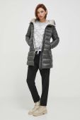Пухова куртка Hetrego жіноча колір сірий зимова (3597912)