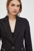 Піджак Morgan колір чорний однобортний однотонна (3676060)