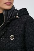 Куртка Liu Jo жіноча колір чорний зимова oversize (3625437)