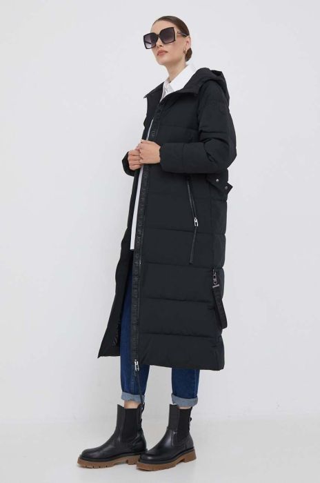 Куртка Joop! жіноча колір чорний перехідна