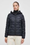 Пухова куртка Peak Performance жіноча колір чорний перехідна