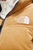 Двостороння пухова куртка The North Face жіноча колір жовтий зимова