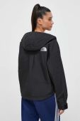Куртка The North Face жіноча колір чорний перехідна oversize