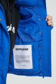 Куртка Sixth June жіноча зимова oversize колір блакитний