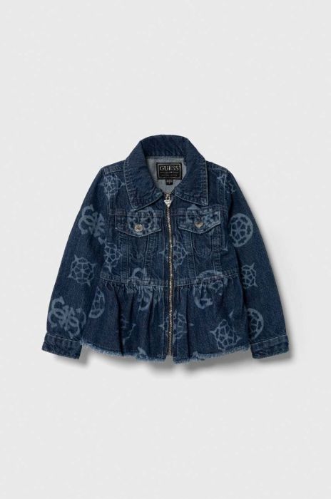 Дитяча джинсова куртка Guess колір блакитний (3403829)