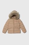 Дитяча пухова куртка Tommy Hilfiger колір бежевий (3375039)
