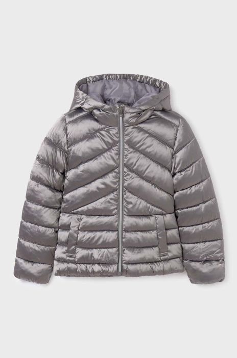 Дитяча куртка Mayoral колір срібний (3420701)