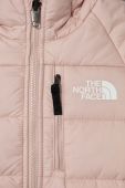 Дитяча двостороння куртка The North Face G REVERSIBLE PERRITO JACKET колір рожевий
