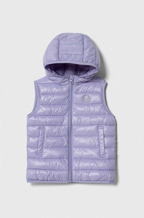 Дитяча безрукавка United Colors of Benetton колір фіолетовий (3391053)