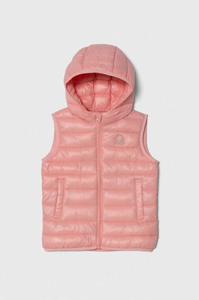 Дитяча безрукавка United Colors of Benetton колір рожевий (3391046)