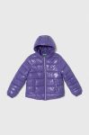 Дитяча куртка United Colors of Benetton колір фіолетовий (3462372)
