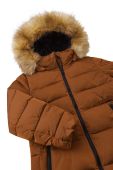 Дитяча зимова куртка Reima Lunta колір коричневий