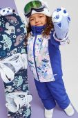 Дитяча гірськолижна куртка Roxy SNOWY TALE JK SNJT колір блакитний