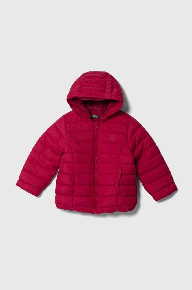 Куртка United Colors of Benetton колір фіолетовий (3634841)