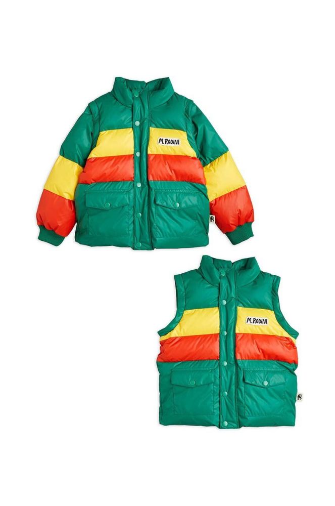 Дитяча куртка Mini Rodini колір зелений (3470714)