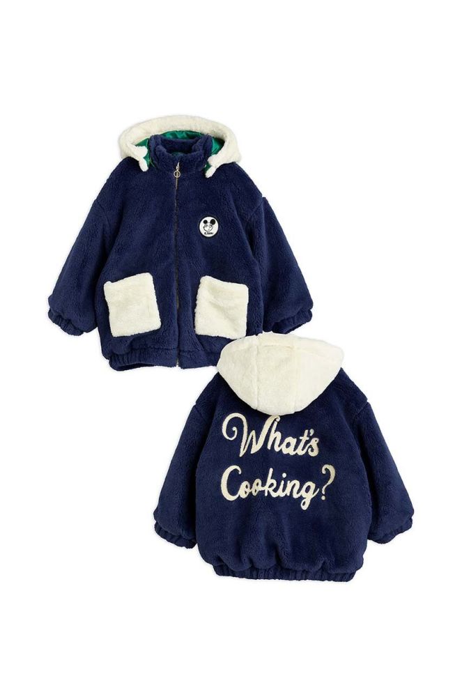 Дитяча куртка Mini Rodini колір синій (3470718)