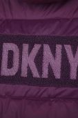 Дитяча двостороння куртка Dkny колір фіолетовий (3458801)