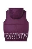 Дитяча двостороння безрукавка Dkny колір фіолетовий (3564188)