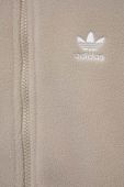 Дитяча кофта adidas Originals колір бежевий